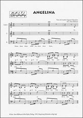 Angelina SATB choral sheet music cover